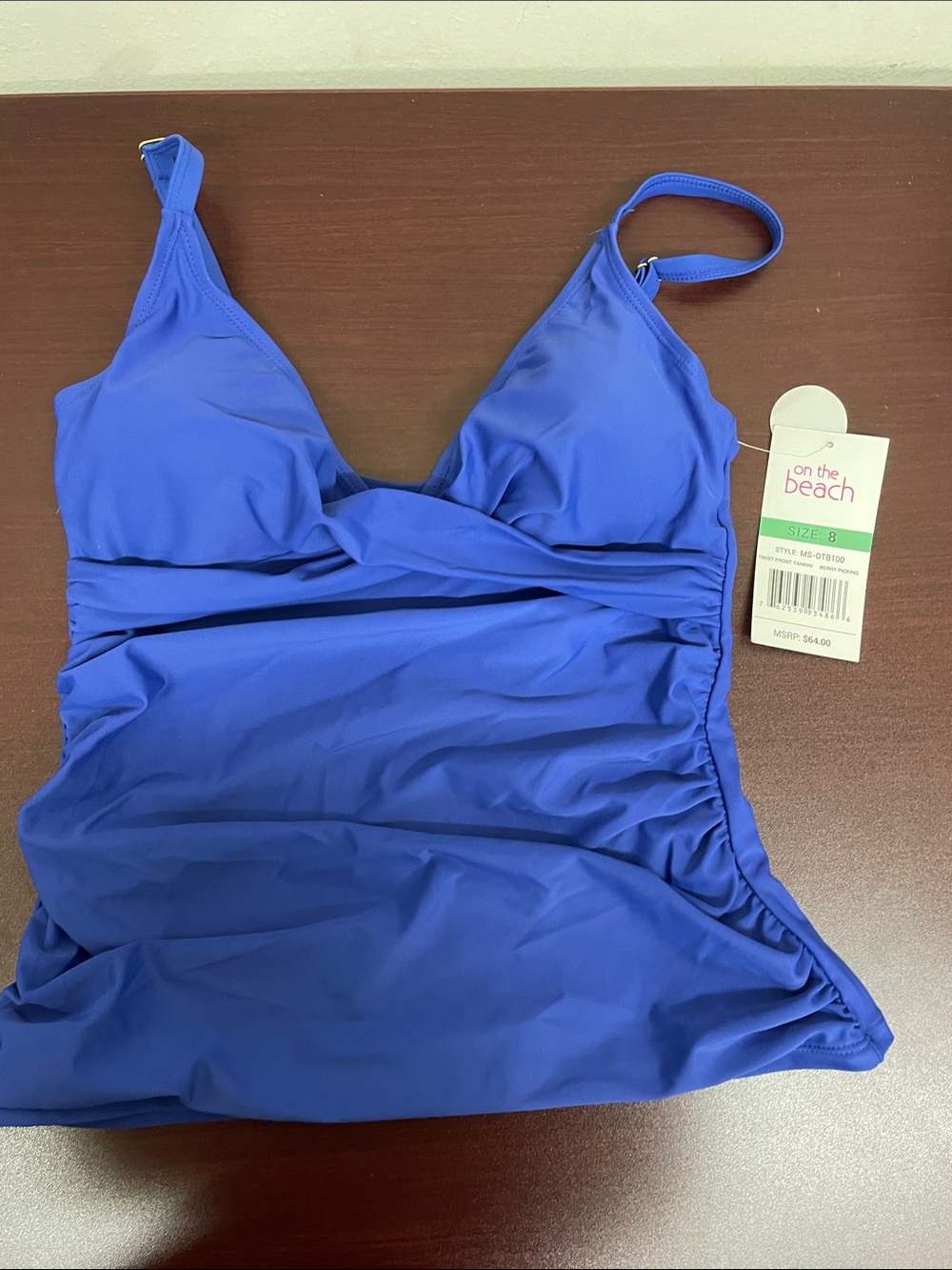 Women’s Royal Blue One-Piece Swimsuit | Size: 8